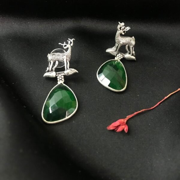 Green Shaded Earings