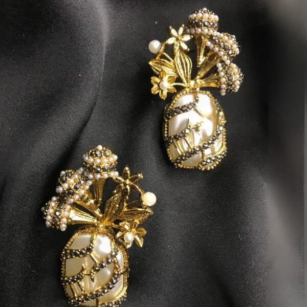 Turkish Flower pearl Earing