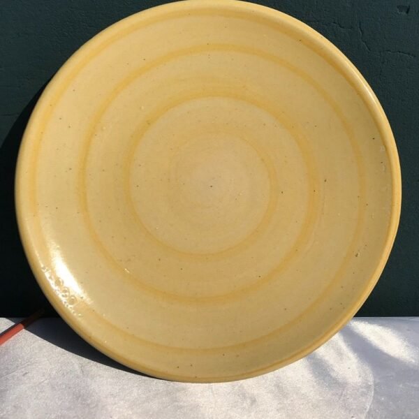 Plain Yellow Turkish Plate