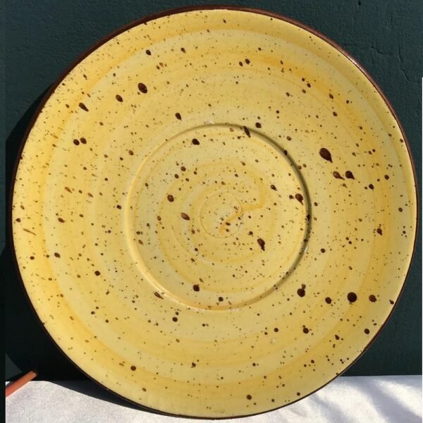 Yellow Doted Plate